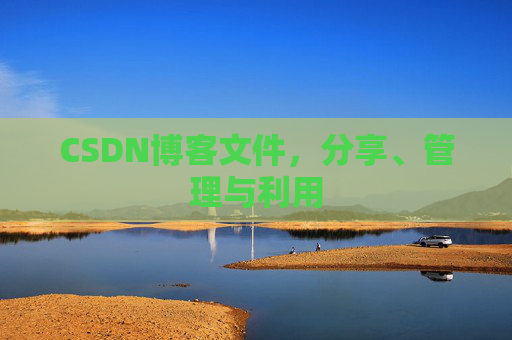 CSDN博客文件，分享、管理与利用